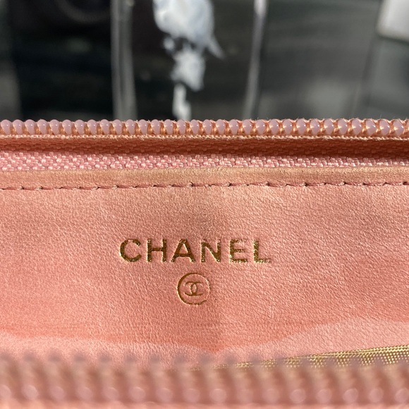 Authentic Rare CHANEL Pink Caviar Timeless CC Zippy Clutch Wallet - Picture 4 of 16